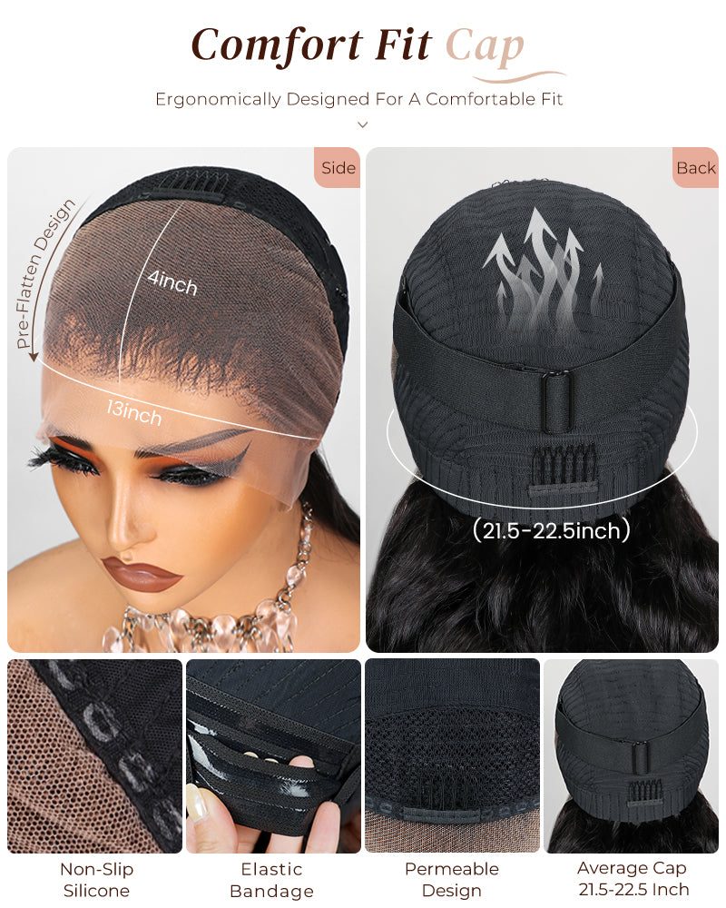 【$299 = 2 WIGS】Arabella 13x4 Frontal Lace Blonde Khaki Highlight Body Wave Wig Invisible Knots