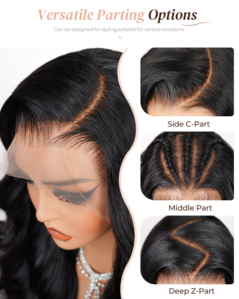 【$299 = 2 WIGS】Arabella 13x4 Frontal Lace Blonde Khaki Highlight Body Wave Wig Invisible Knots