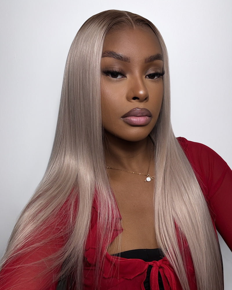 Arabella 13x4 Frontal Lace Ash Blonde Ombre Loose Body Wave Wig Beginner Friendly