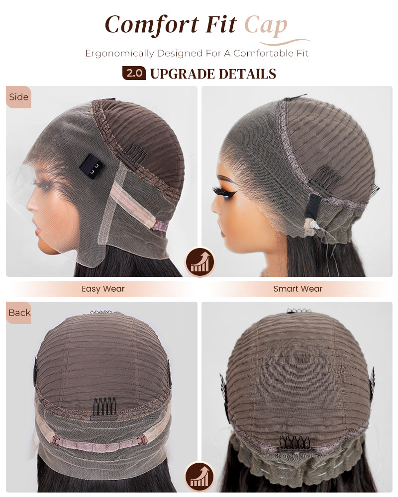 Side and Back View of 360 Lace Wig