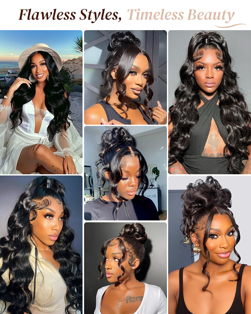 Many Model Wearing 360 Wig