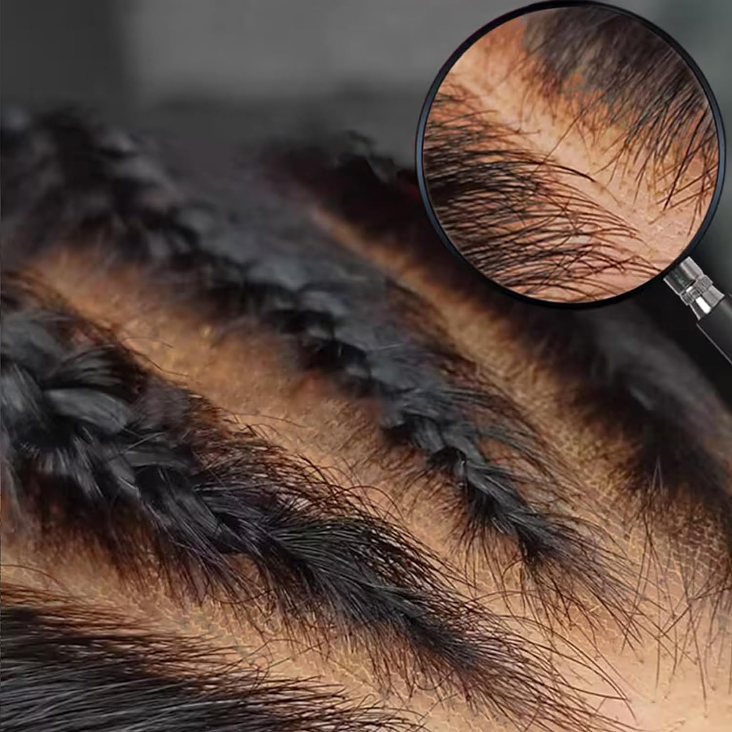 Arabella 360 Full Lace Glueless Auburn Highlights on Black Hair Body Wave Wig Invisi Drawstring Pull & Go