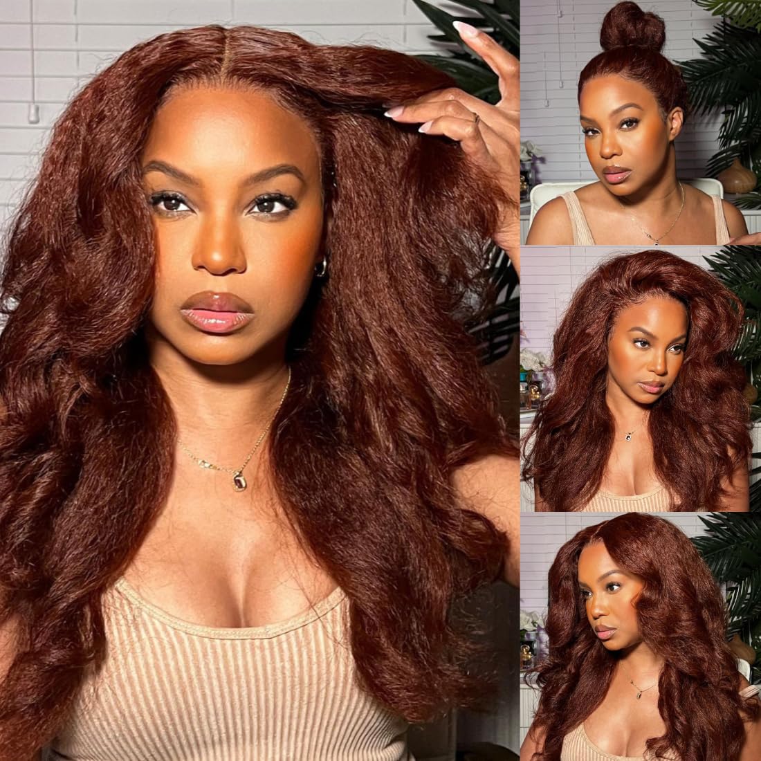 000 13x4 Lace Yaki Straight