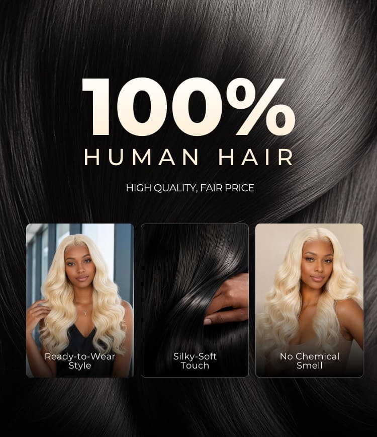 $100-$50 | Arabella 613 Blone Body Wave Headband Wig Human Hair Glueless Wig