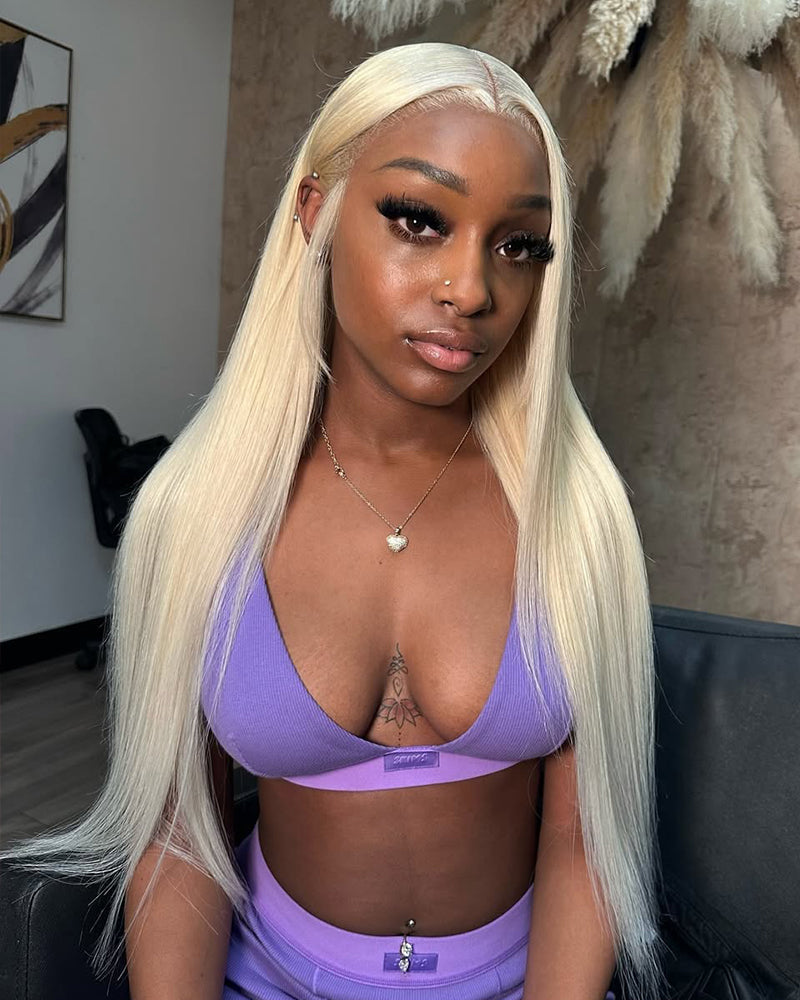 Arabella 13x6 Three-Go™ 613 Blonde Glueless Wig Loose Body Wave With Drawstring 100% Human Hair Wig
