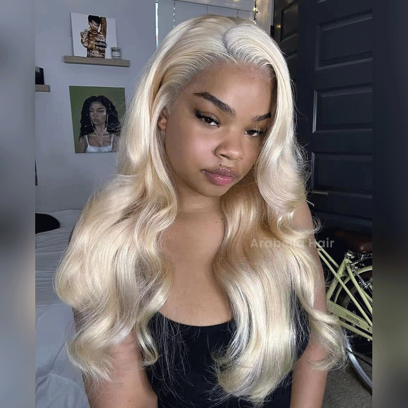 $100-$50 | Arabella 613 Blone Body Wave Headband Wig Human Hair Glueless Wig
