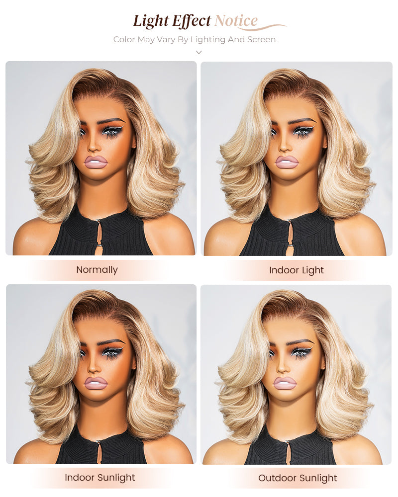 Arabella Hair human hair old money bob wig—polished, classy bob with natural shine