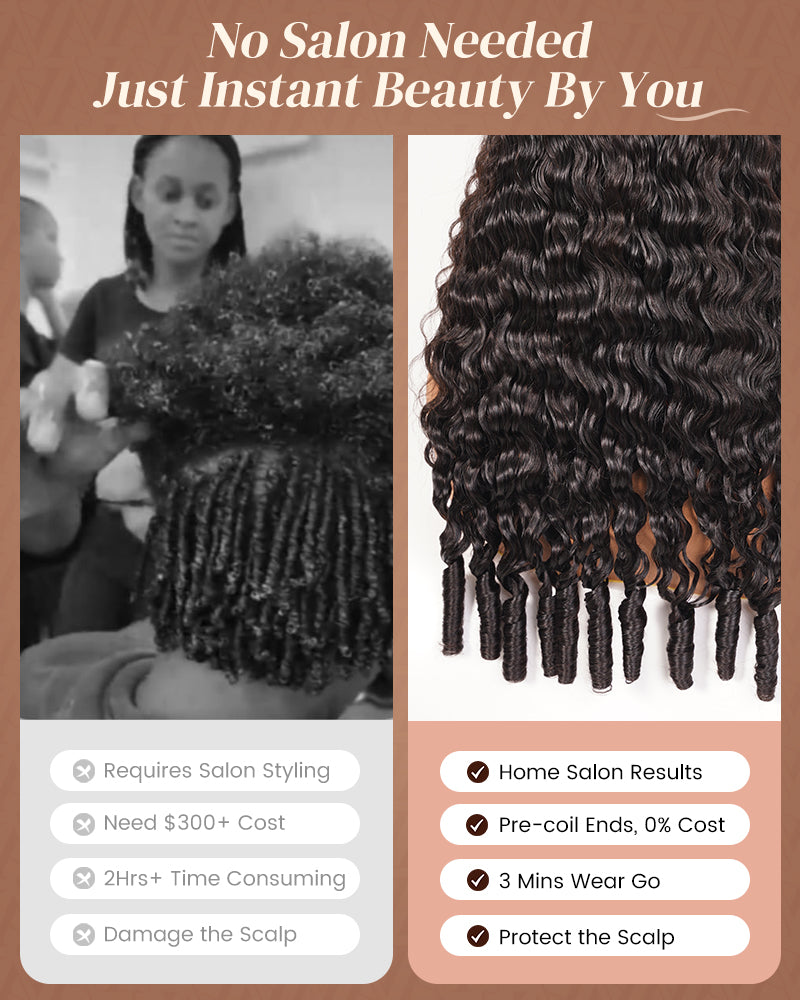 Arabella 13x6 Three-Go™ Glueless Wig Burmese Curly Natural Black With Drawstring