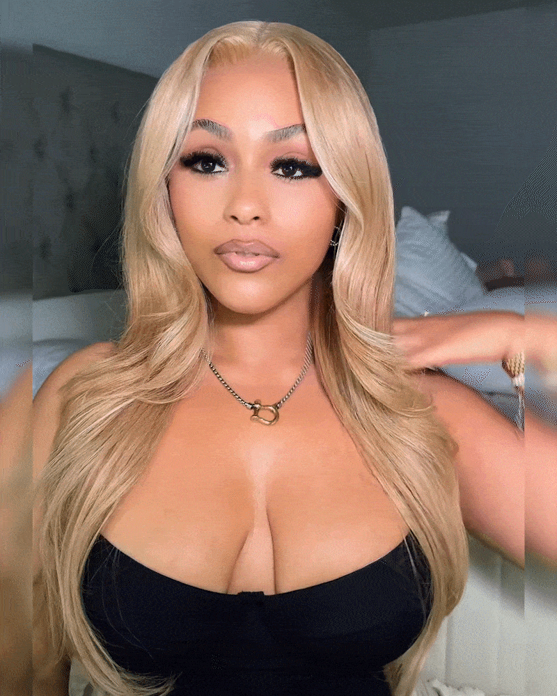 【$299 = 2 WIGS】Arabella 13x6 Three-Go™ Milk Tea Brown Glueless Wig Loose Body Wave With Drawstring 100% Human Hair Wig