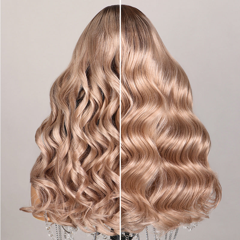 Arabella 6x5 invisible knots Glueless Ash Blonde Ombre Colored Wig Straight Bob Wig Pre-cut Lace Beginner Friendly