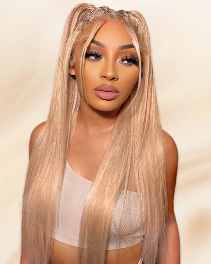 {10A 3Pcs} Milk Tea Brown Virgin Human Hair Weft 3pcs/pack Human Virgin Hair Extensions