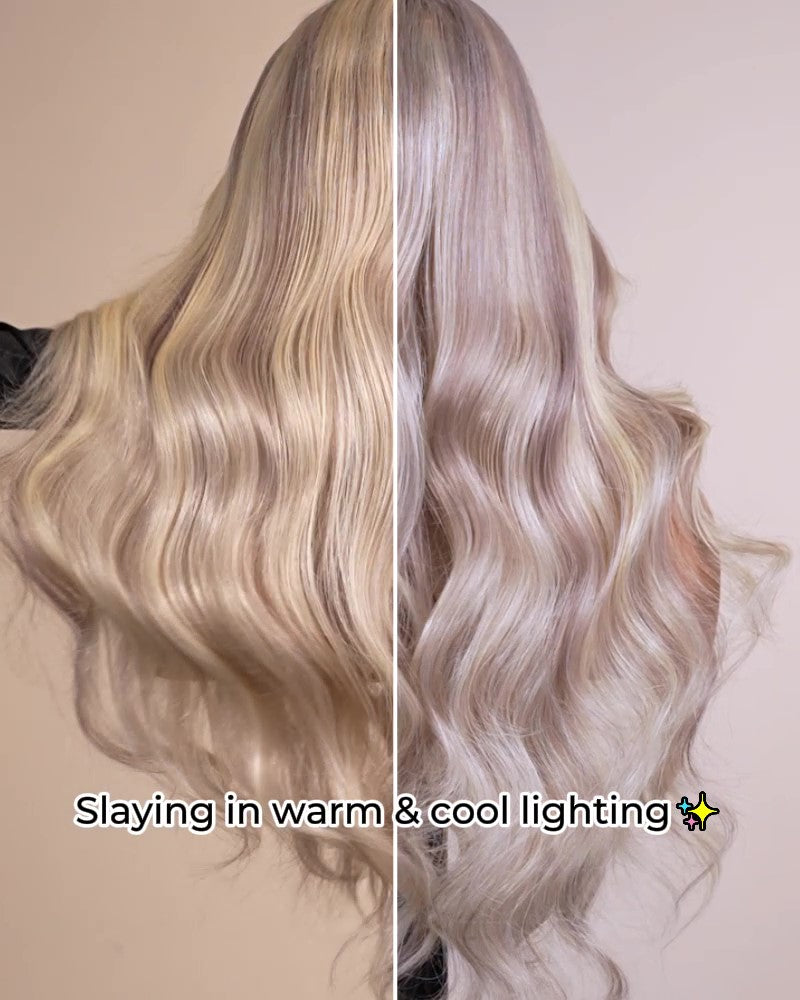 Arabella 13x6 Three-Go™ Blonde Highlight Glueless Wig Loose Body Wave With Drawstring 100% Human Hair Wig