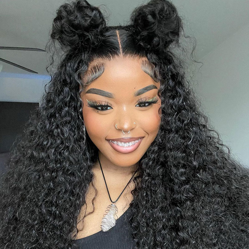 Arabella Upgrade 360 Full Lace Glueless Silky Straight/Body Wave/Jerry Curly Wig Invisi Drawstring Natural Black Pull & Go