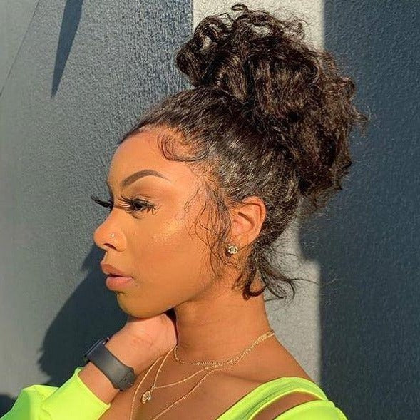 Arabella 360 Full Lace Glueless Deep Wave Wig Invisi Drawstring Natural Black Pull & Go