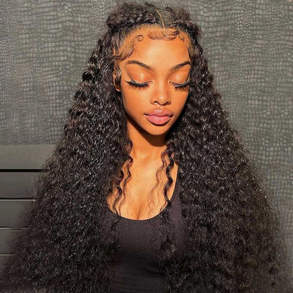 13x6 Lace Frontal Deep Wave Natural Black Human Hair Wig - Arabella Hair