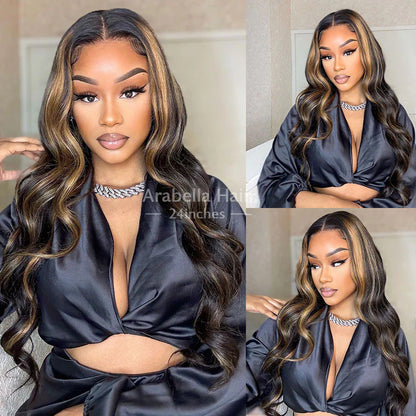 Glueless 6x5 Pre-Cut Lace Colored Easy-Wear Body Wave Human Hair Wig Beginner-Friendly