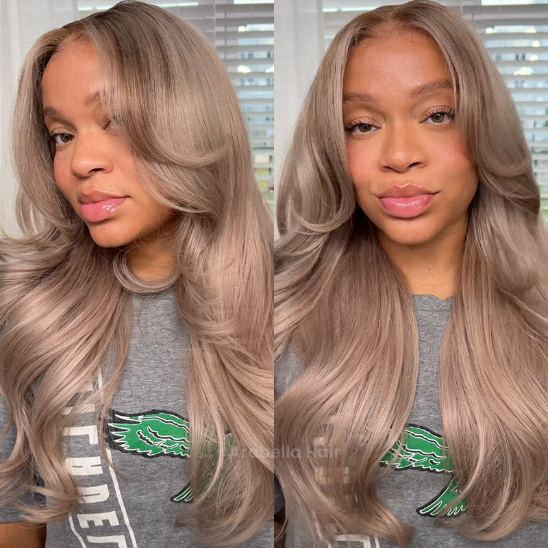 Arabella 613 Blonde 13x4 Lace Glueless Body Wave Free Part Long Wig Easily Redyed 100% Virgin Human Hair