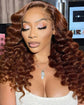 13x4 Breathable Cap Lace Frontal Wig | Loose Wave Ear-to-ear Glueless Lace Pre-Bleached Knots Human Hair