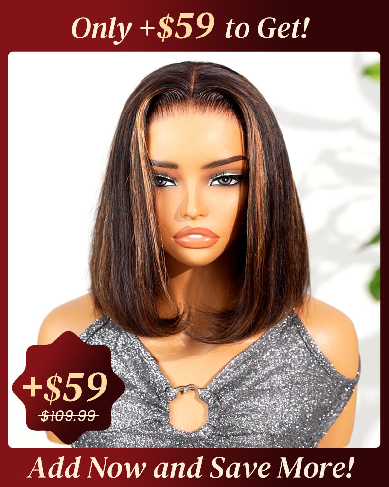 Value Set | Arabella 13x6 Three-Go™ Glueless Wig Water Wave With Drawstring Natural Black 100% Human Hair Wig