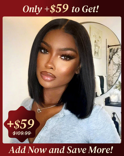 Value Set | Arabella 13x6 Three-Go™ Glueless Wig Body Wave With Drawstring Natural Black 100% Human Hair Wig