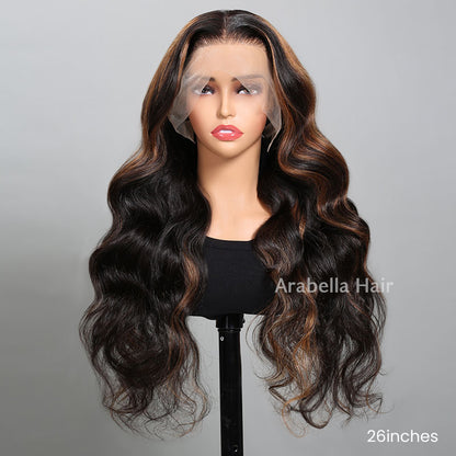 360 Full Lace Frontal Body Wave Highlight 