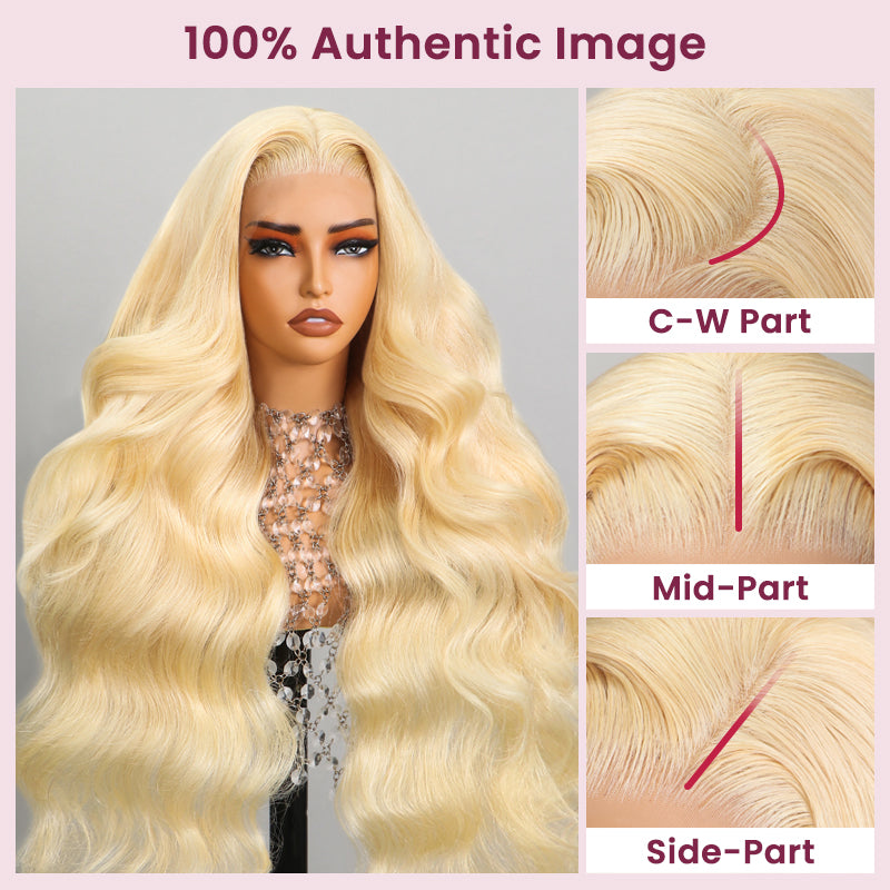 Glueless Blowout In Wavy Natural Black Pre-Cut Pre-Bleached Knots Easy-Wear Human Hair Wigs