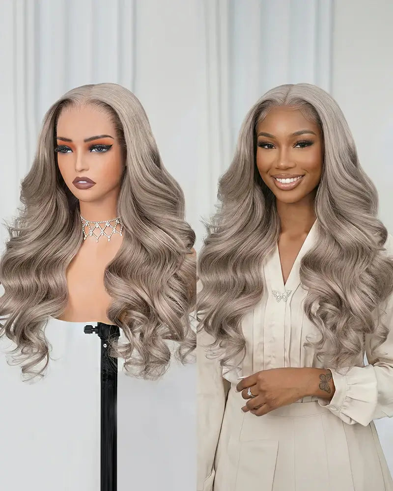 Arabella 13x6 Three-Go™ Cool-Toned Blonde Glueless Loose Body Wave With Drawstring 100% Human Hair Wig