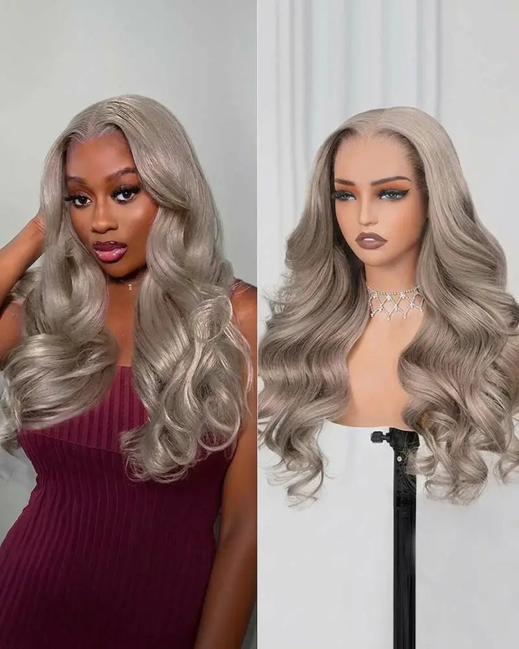 Arabella 13x6 Three-Go™ Cool-Toned Blonde Glueless Loose Body Wave With Drawstring 100% Human Hair Wig