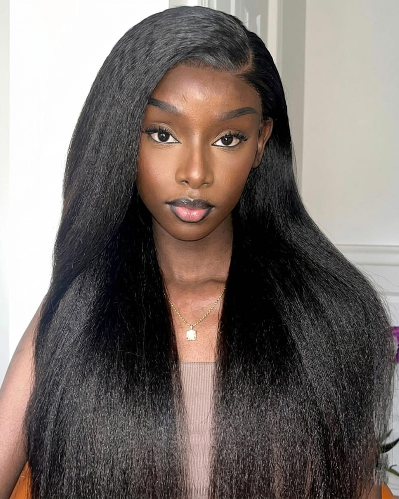 【BOGO】Arabella 13x6 Three-Go™ Glueless Wig Yaki Straight Natural Black With Drawstring