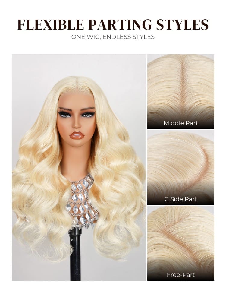 $100-$50 | Arabella 613 Blone Body Wave Headband Wig Human Hair Glueless Wig