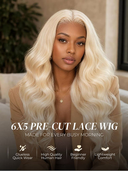$100-$50 | Arabella 613 Blone Body Wave Headband Wig Human Hair Glueless Wig