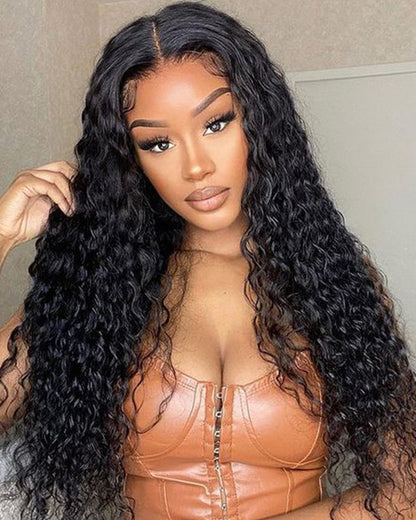 [Exclusive $99 Offer] Body Wave/Water Wave 4x4 Glueless Lace Closure Colored Human Hair Wig