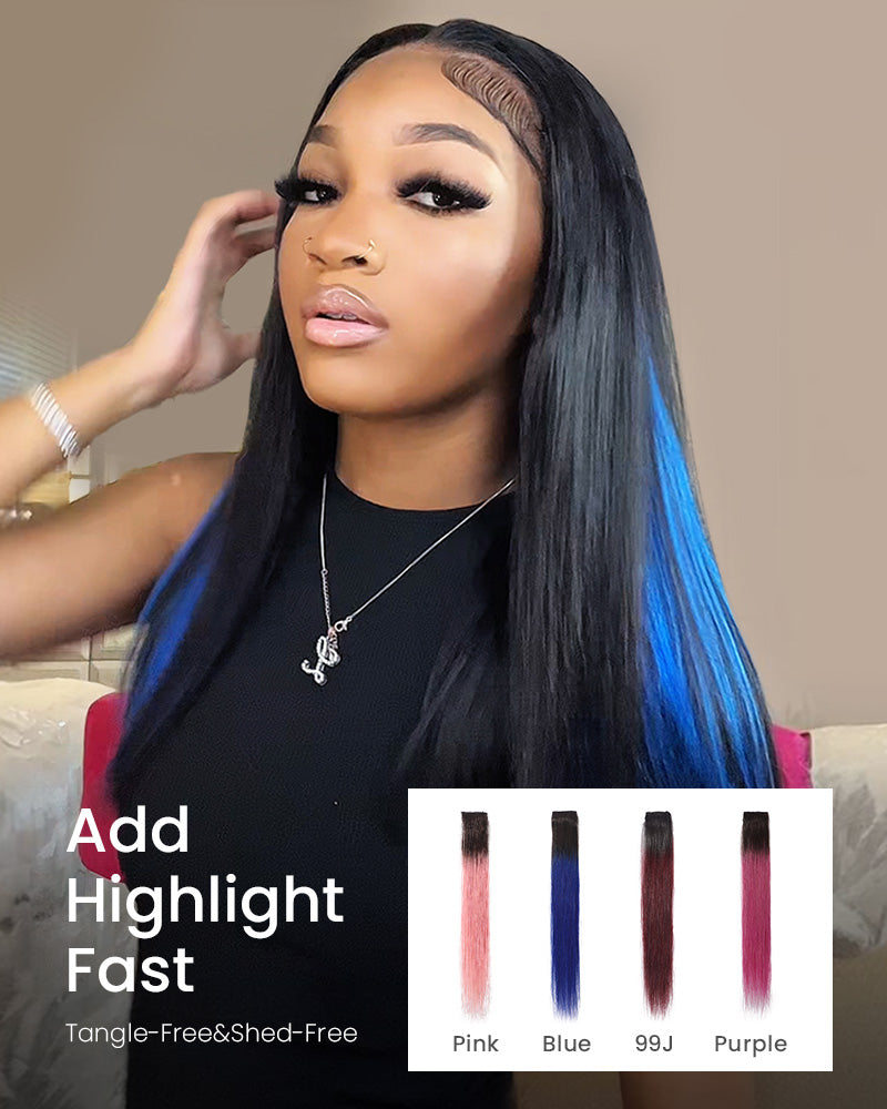 【Limited Design】SDD Super Double Drawn Bone Straight 13x4/6x5 Lace Frontal Salon-Quality Bleached Knots Pre-Plucked Natural Black Human Hair Wigs