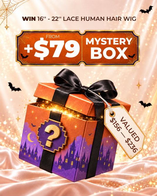 Arabella Halloween Mystery Box – +$79 for 1 Random Wig (16-22" Human Hair) Worth $156-$236