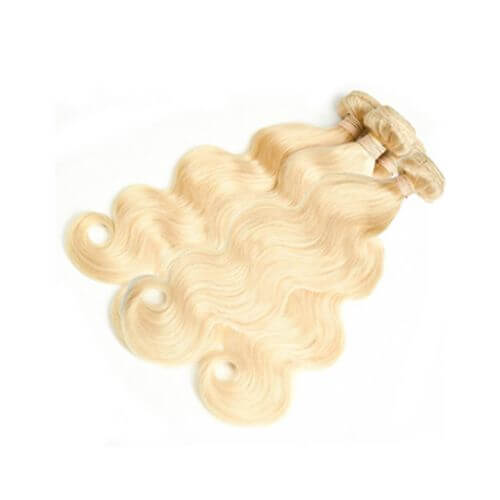 {12A 3Pcs} 613 Blond Body Wave Virgin Human Hair Weft 3pcs/pack Human Virgin Hair Extensions