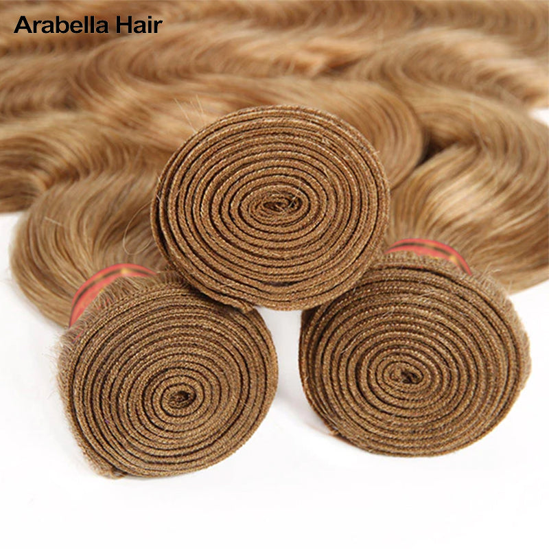 {12A 3Pcs+Closure} Light Brown 