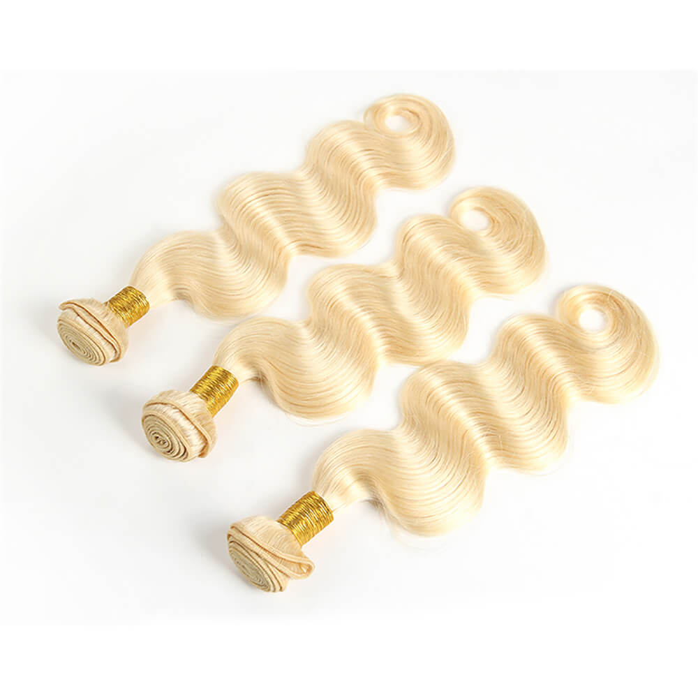 Brazilian 613 Blond Body Wave Virgin Human Hair Weft 3pcs/pack - arabellahair.com