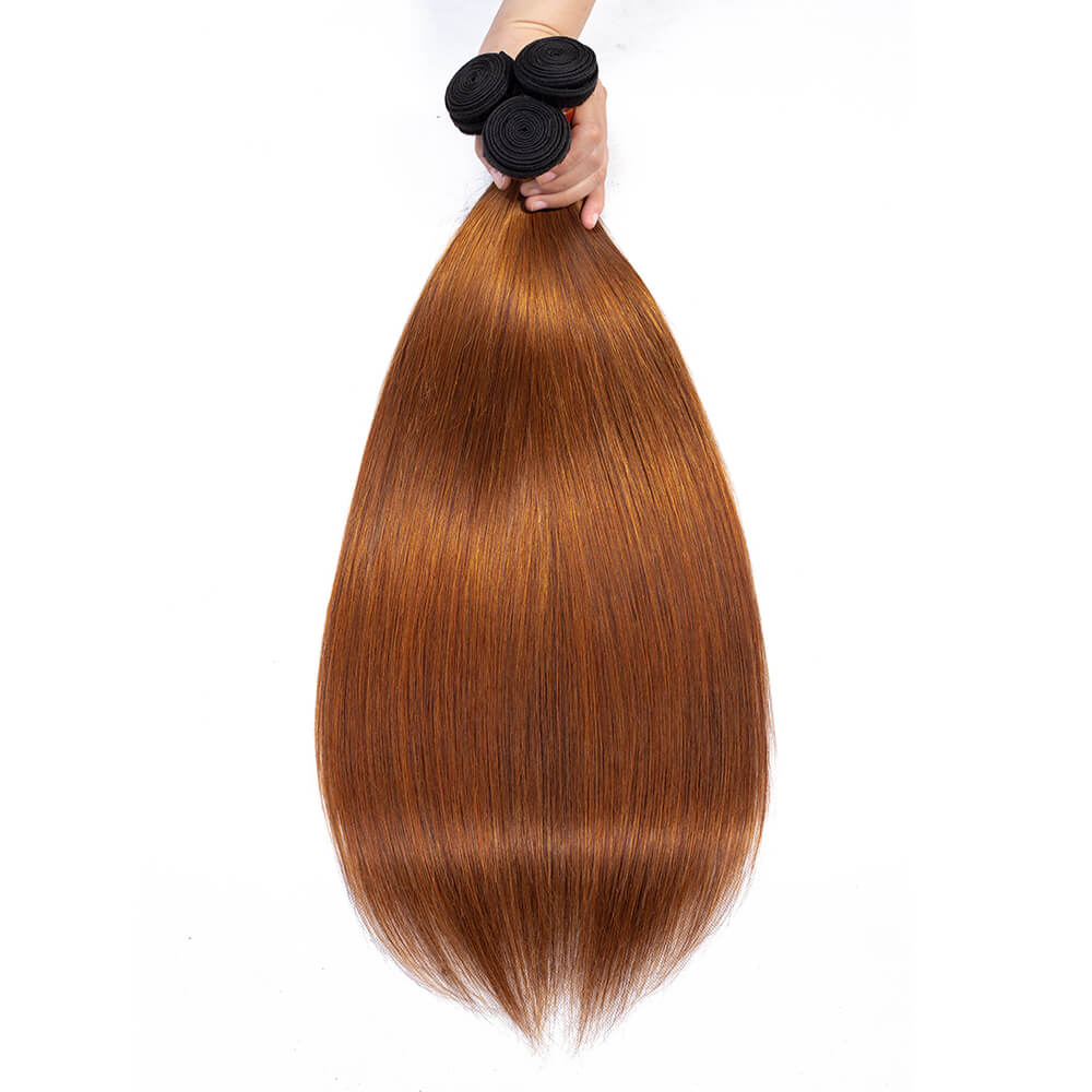 Arabella Ombre T1b/30 Virgin Straight 3 Bundles/pack - arabellahair.com