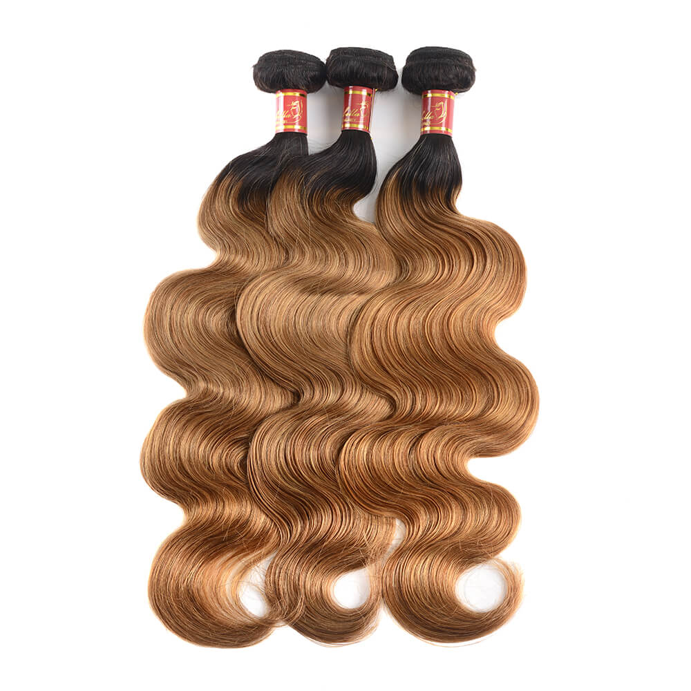 Ombre T1b/27 Virgin Body Wave 3 Bundles/pack - arabellahair.com